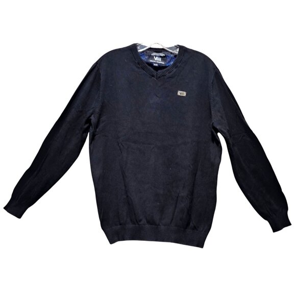 Vincent DAmérique Black V-Neck Sweater M - Picture 2 of 9